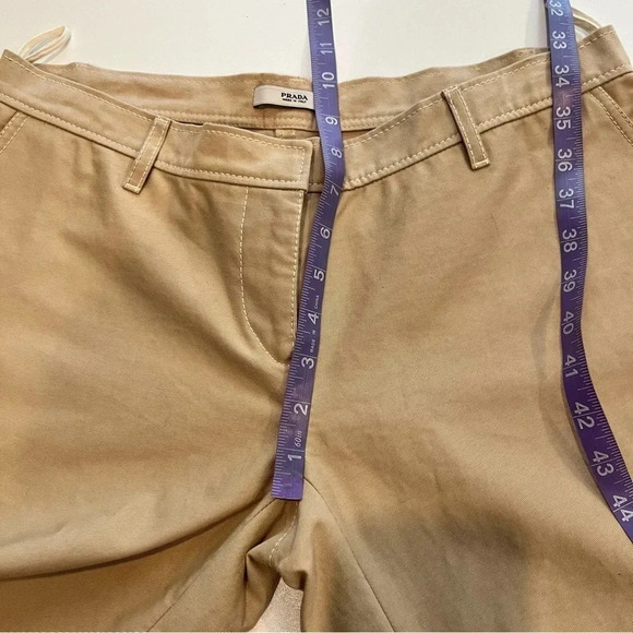 Prada straight leg khaki pants size 8 - Picture 9 of 11